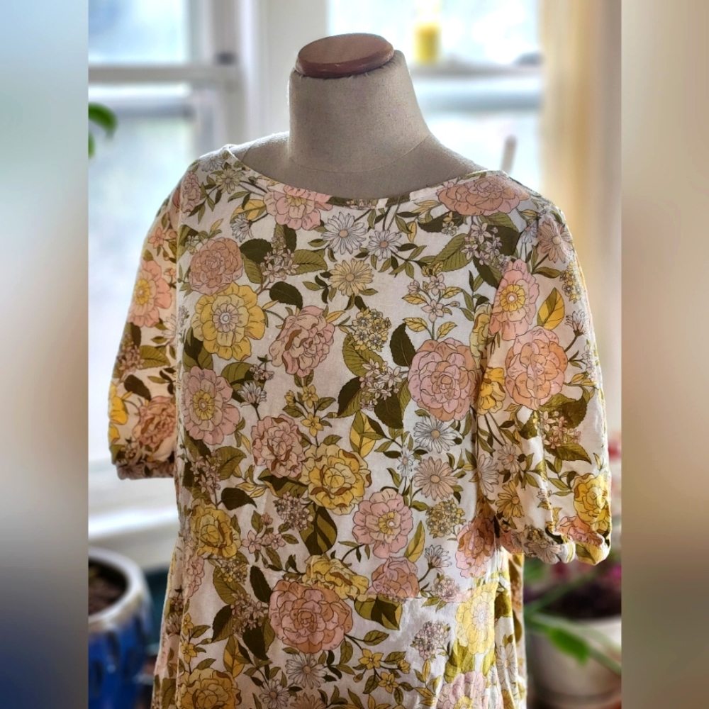 Cotton Floral Dress